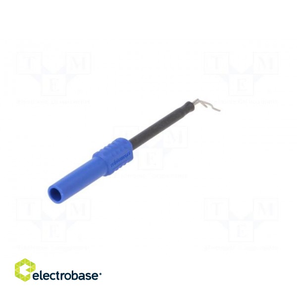 Test probe | 1A | blue | Socket size: 4mm | Plating: nickel plated image 6