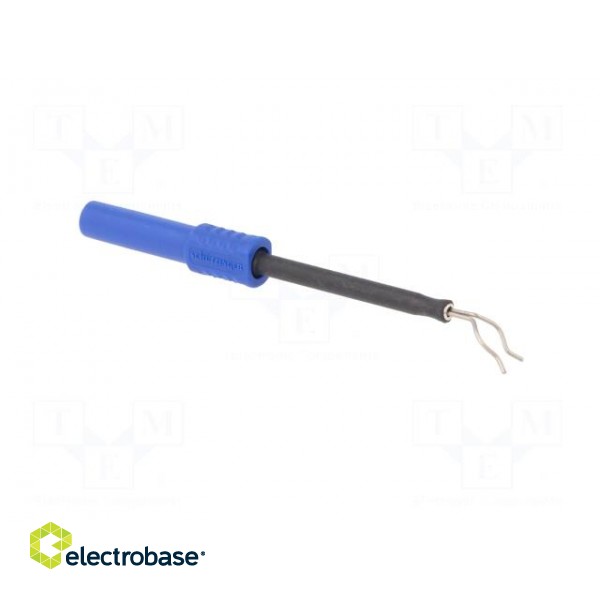 Test probe | 1A | blue | Socket size: 4mm | Plating: nickel plated image 8