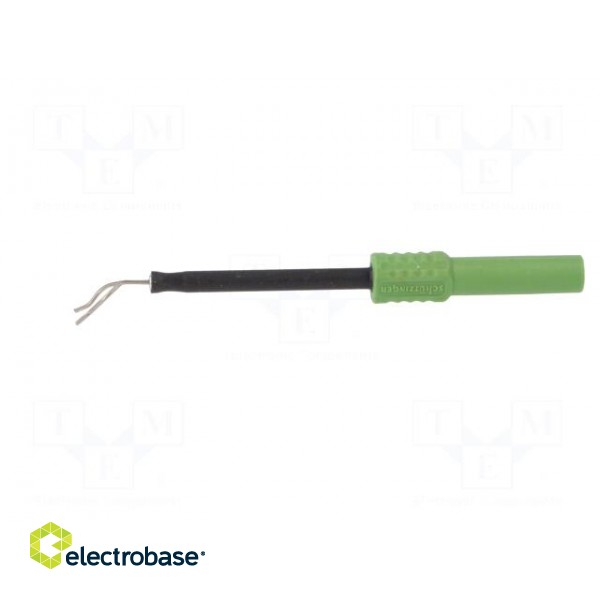 Test probe | 1A | green | Socket size: 4mm | Plating: nickel plated image 3