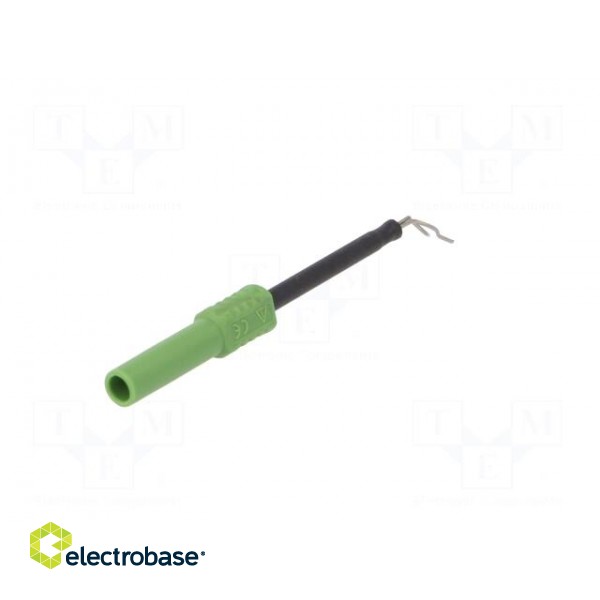 Test probe | 1A | green | Socket size: 4mm | Plating: nickel plated image 6