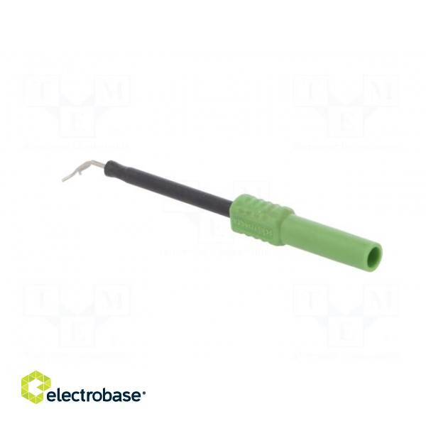 Test probe | 1A | green | Socket size: 4mm | Plating: nickel plated image 4