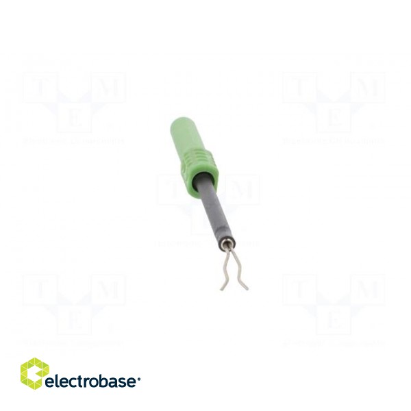 Test probe | 1A | green | Socket size: 4mm | Plating: nickel plated image 9