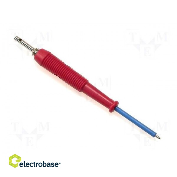 Test probe | red | Plating: nickel plated | Application: SMD