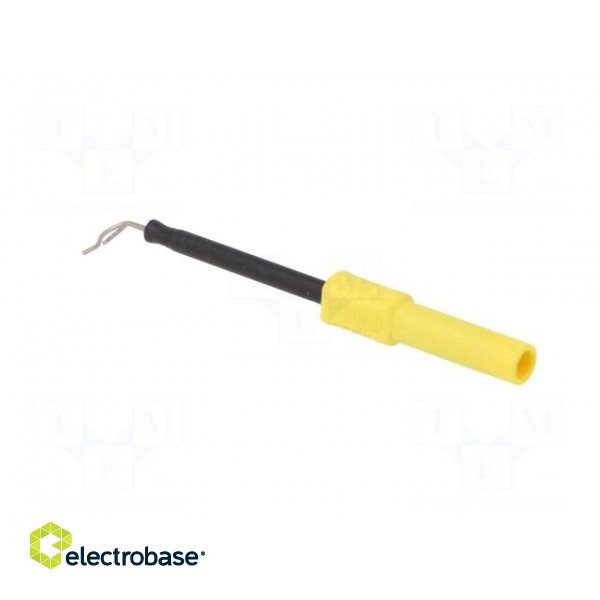 Test probe | 1A | yellow | Socket size: 4mm | Plating: nickel plated image 4