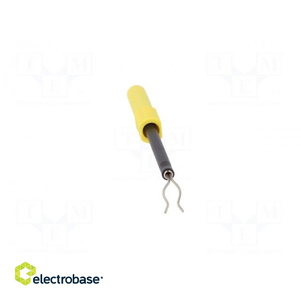 Test probe | 1A | yellow | Socket size: 4mm | Plating: nickel plated image 9