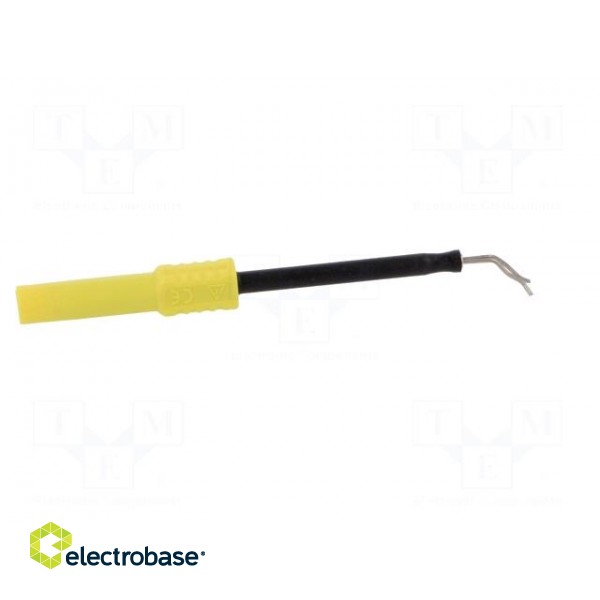 Test probe | 1A | yellow | Socket size: 4mm | Plating: nickel plated paveikslėlis 7