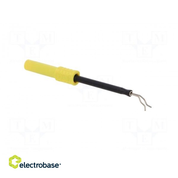 Test probe | 1A | yellow | Socket size: 4mm | Plating: nickel plated image 8