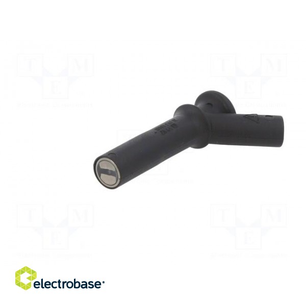 Probe tip | 2A | black | Tip diameter: 11mm | Socket size: 4mm paveikslėlis 2