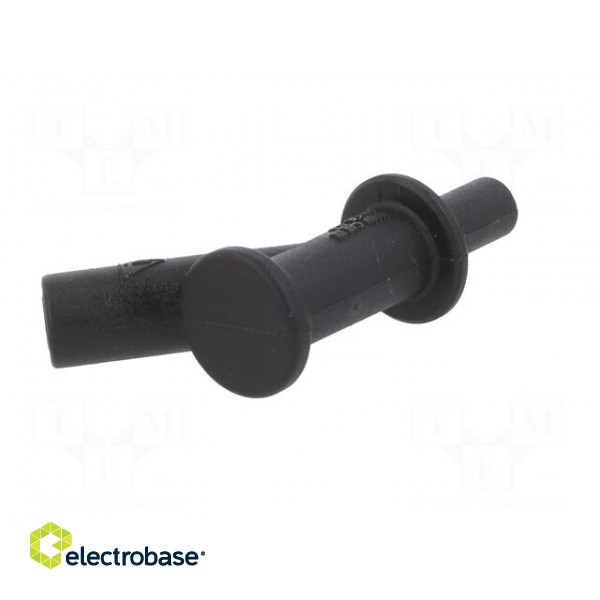 Probe tip | 2A | black | Tip diameter: 7mm | Socket size: 4mm paveikslėlis 6