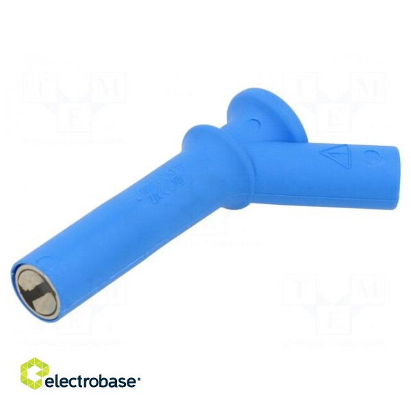 Probe tip | 2A | blue | Tip diameter: 11mm | Socket size: 4mm image 1