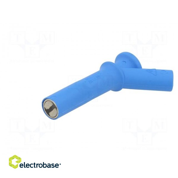 Probe tip | 2A | blue | Tip diameter: 11mm | Socket size: 4mm фото 2