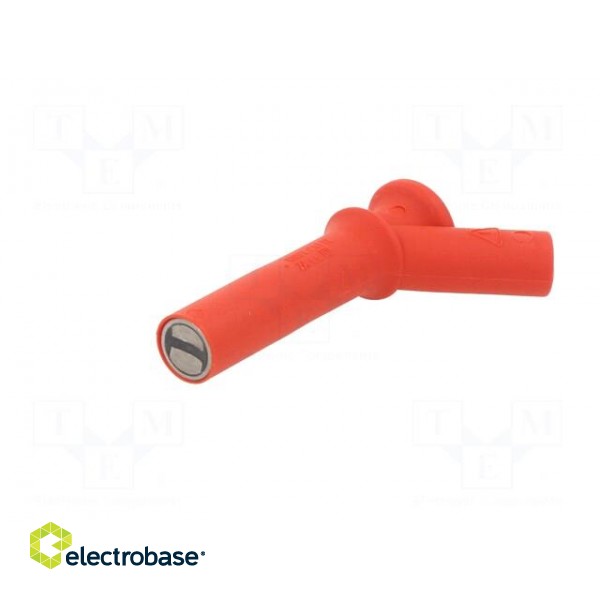 Probe tip | 2A | red | Tip diameter: 11mm | Socket size: 4mm image 2