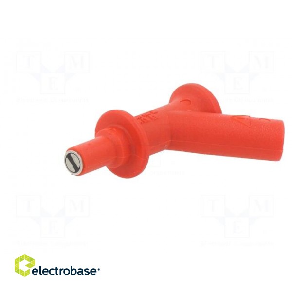 Probe tip | 2A | red | Tip diameter: 7mm | Socket size: 4mm image 2