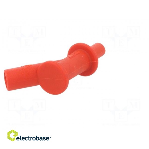 Probe tip | 2A | red | Tip diameter: 7mm | Socket size: 4mm paveikslėlis 6