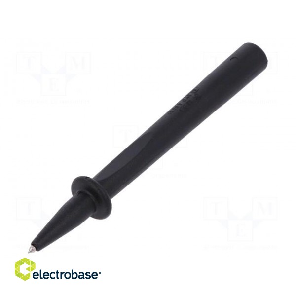 Probe tip | 32A | black | Tip diameter: 4mm | Socket size: 4mm image 1