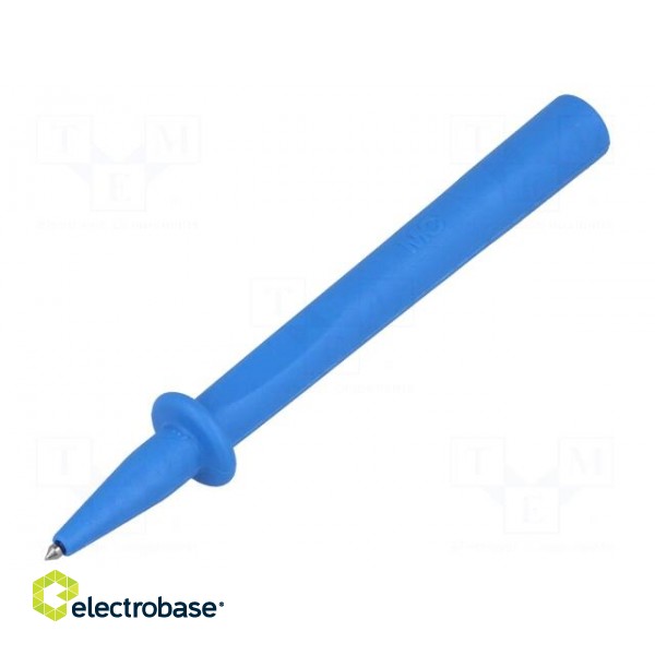 Probe tip | 32A | blue | Tip diameter: 4mm | Socket size: 4mm image 1