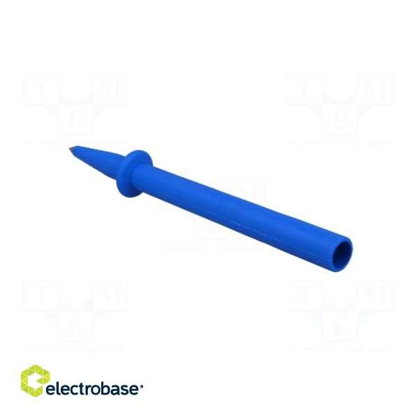 Test probe | 32A | blue | Tip diameter: 4mm | Socket size: 4mm фото 4