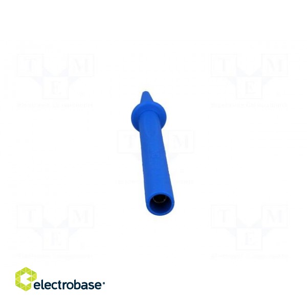 Test probe | 32A | blue | Tip diameter: 4mm | Socket size: 4mm фото 5