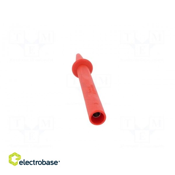 Test probe | 32A | red | Tip diameter: 4mm | Socket size: 4mm paveikslėlis 5