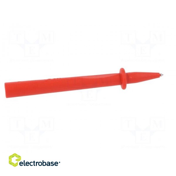 Test probe | 32A | red | Tip diameter: 4mm | Socket size: 4mm фото 7