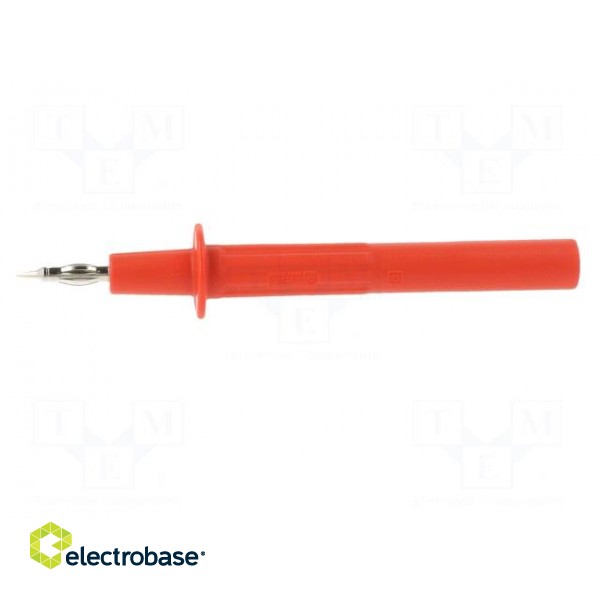 Test probe | 32A | red | Tip diameter: 4mm | Socket size: 4mm фото 3
