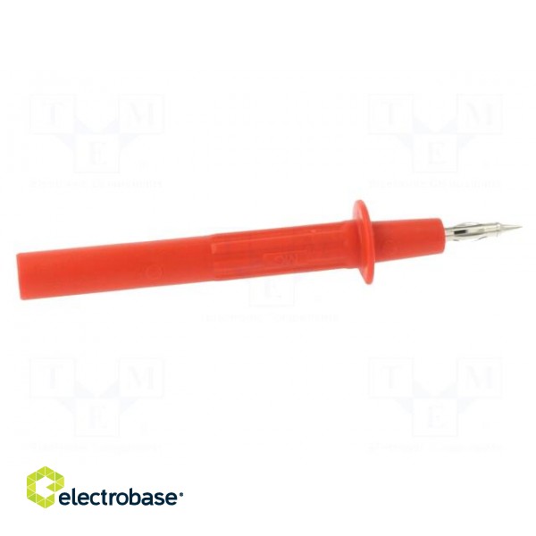 Test probe | 32A | red | Tip diameter: 4mm | Socket size: 4mm фото 7