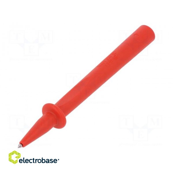 Test probe | 32A | red | Tip diameter: 4mm | Socket size: 4mm фото 1