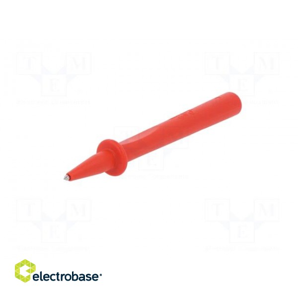 Test probe | 32A | red | Tip diameter: 4mm | Socket size: 4mm paveikslėlis 2