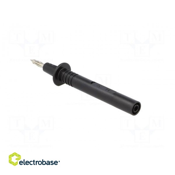 Test probe | 36A | black | Tip diameter: 4mm | Socket size: 4mm image 4