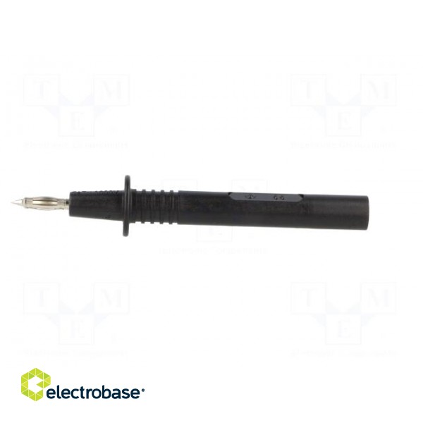 Test probe | 36A | black | Tip diameter: 4mm | Socket size: 4mm paveikslėlis 3