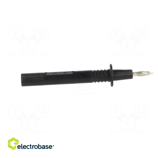 Test probe | 36A | black | Tip diameter: 4mm | Socket size: 4mm paveikslėlis 7