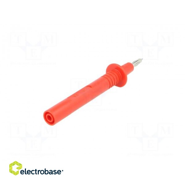 Test probe | 36A | red | Tip diameter: 4mm | Socket size: 4mm фото 6