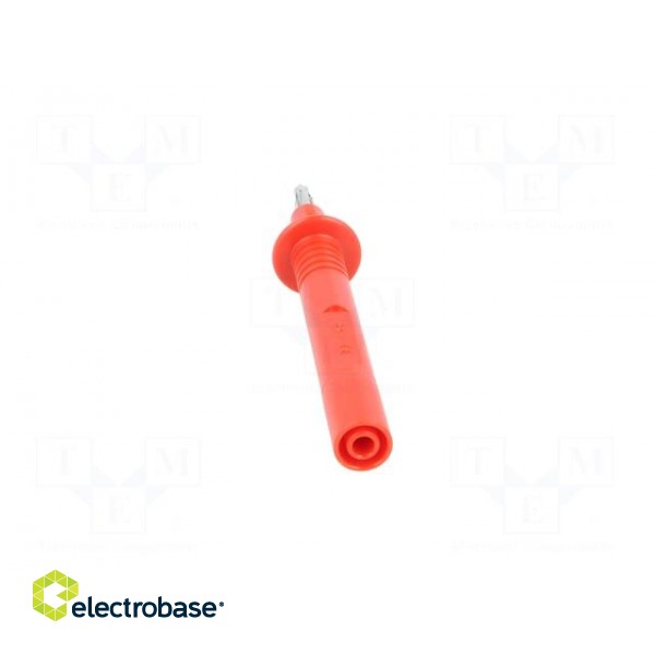 Test probe | 36A | red | Tip diameter: 4mm | Socket size: 4mm paveikslėlis 5