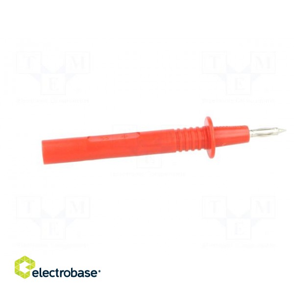 Test probe | 36A | red | Tip diameter: 4mm | Socket size: 4mm фото 7