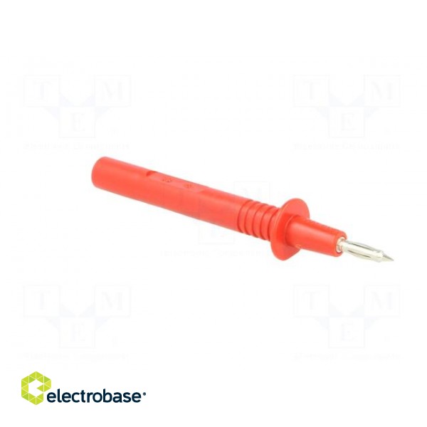 Test probe | 36A | red | Tip diameter: 4mm | Socket size: 4mm paveikslėlis 8