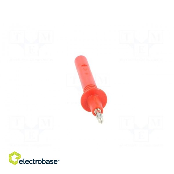 Test probe | 36A | red | Tip diameter: 4mm | Socket size: 4mm paveikslėlis 9