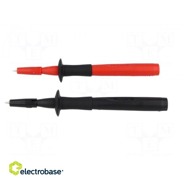 Test probe | 3A | 1kV | black | Socket size: 4mm | Kit: 2x test probe фото 3