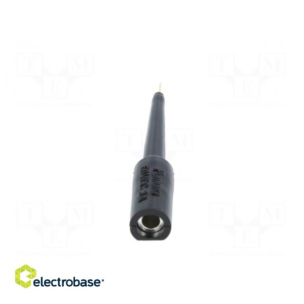 Test probe | 5A | black | Tip diameter: 0.76mm | Socket size: 4mm paveikslėlis 5