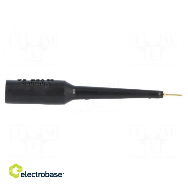Test probe | 5A | black | Tip diameter: 0.76mm | Socket size: 4mm paveikslėlis 7