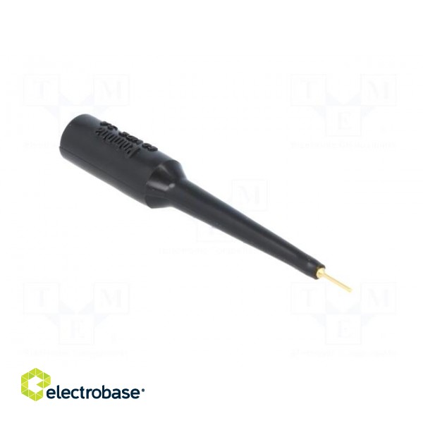 Test probe | 5A | black | Tip diameter: 0.76mm | Socket size: 4mm paveikslėlis 8