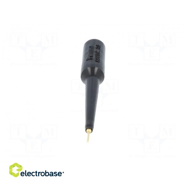 Test probe | 5A | black | Tip diameter: 0.76mm | Socket size: 4mm paveikslėlis 9