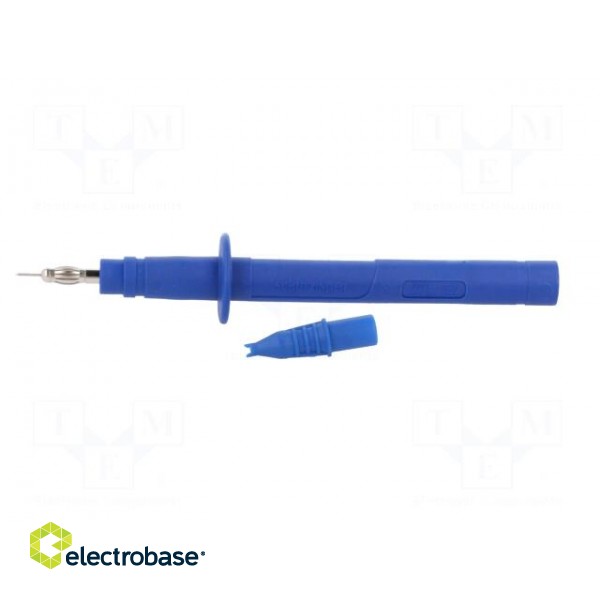 Test probe | 5A | blue | Socket size: 4mm | Plating: nickel plated image 3