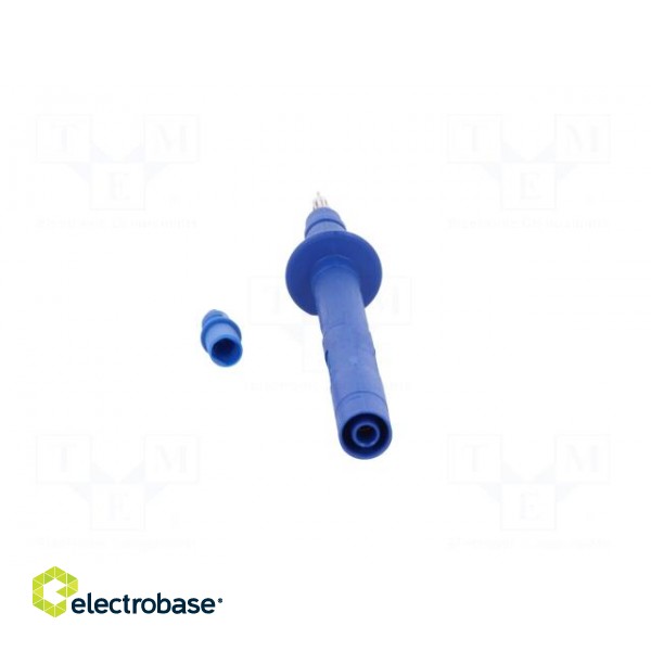 Test probe | 5A | blue | Socket size: 4mm | Plating: nickel plated image 5