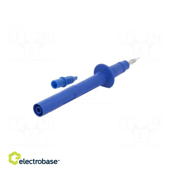 Test probe | 5A | blue | Socket size: 4mm | Plating: nickel plated image 6