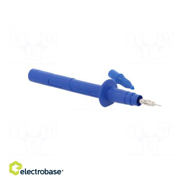 Test probe | 5A | blue | Socket size: 4mm | Plating: nickel plated image 8