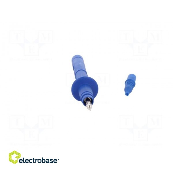 Test probe | 5A | blue | Socket size: 4mm | Plating: nickel plated image 9