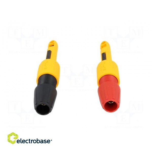 Test probe | red and black | Socket size: 4mm | 60VDC paveikslėlis 5