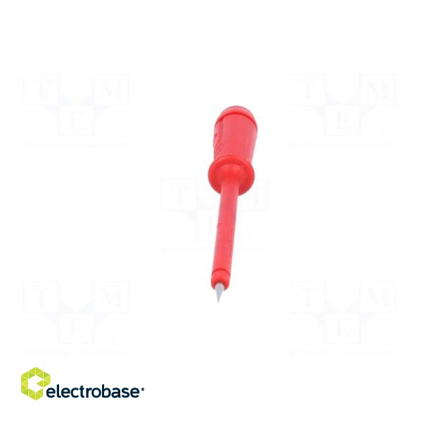 Test probe | red | Tip diameter: 2mm | Socket size: 4mm | 60VDC | 50mΩ paveikslėlis 9