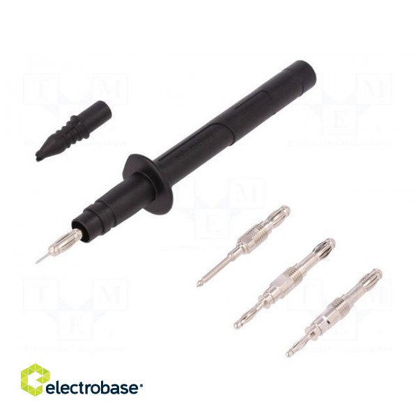 Set of measuring probes | 5A | 1kV | black фото 1