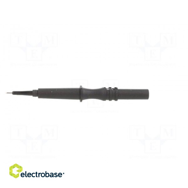 Test probe | 1A | 600V | black | Tip diameter: 2mm | Socket size: 2mm image 3